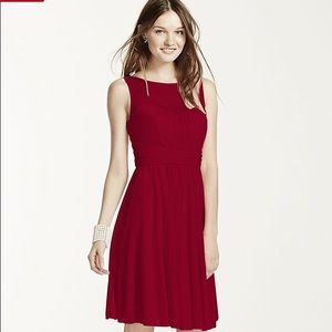 Short Mesh Dress with Sweetheart Illusion Neckline